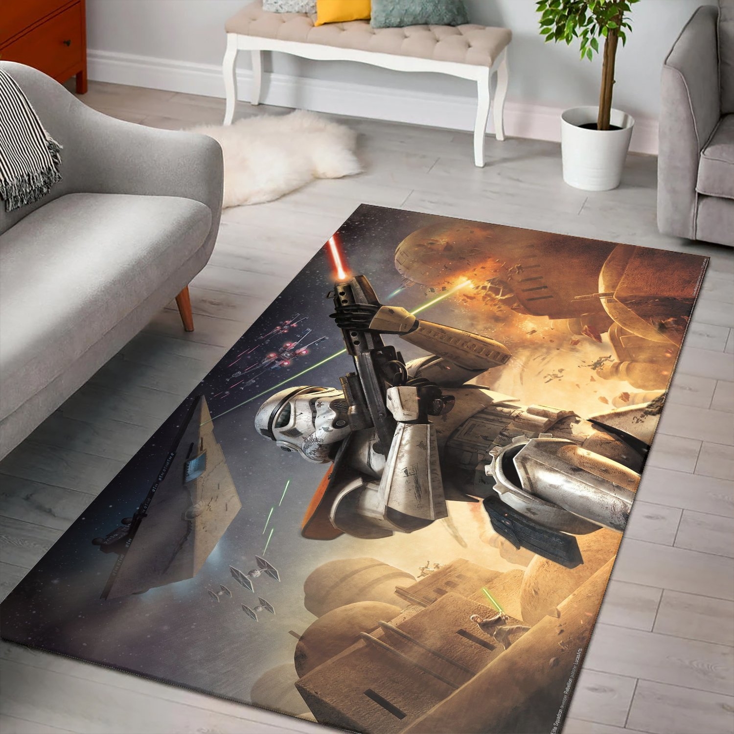 Games Stormtroopers Star Wars Rug Custom Size And Printing - Unique Anime Apparel for Fans