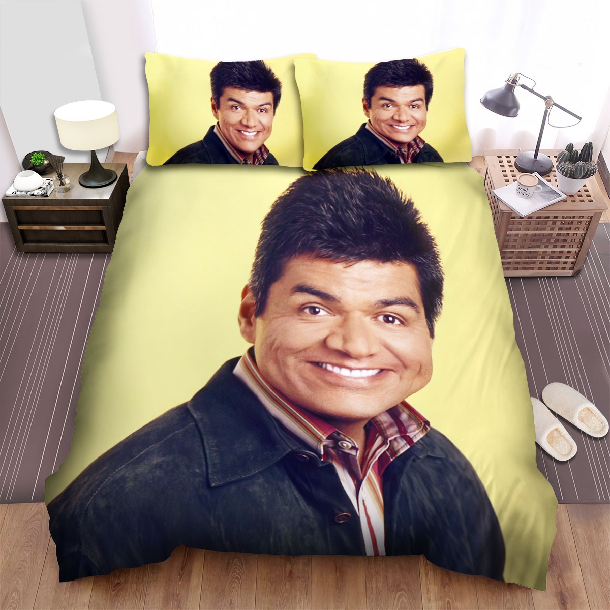 George Lopez Show Poster Bed Sheets Spread Duvet Cover Bedding Set - Unique Anime Apparel for Fans