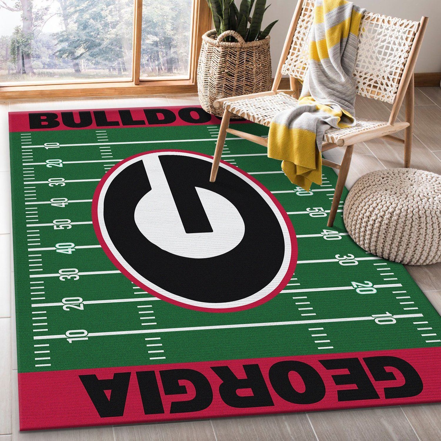 Georgia Bulldogs NFL Rug - Unique Anime Apparel for Fans
