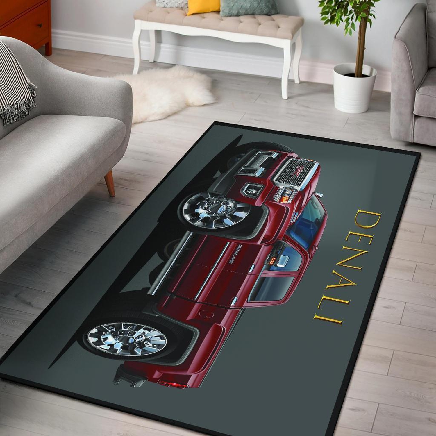 Gmc Denali Area Rug - Unique Anime Apparel for Fans