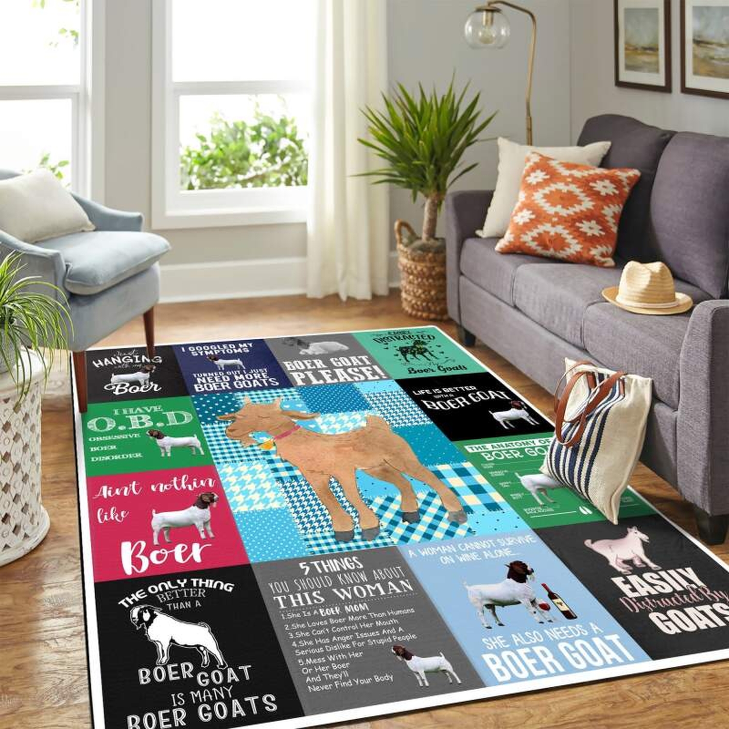 Goat Copy Mk Carpet Area Rug - Unique Anime Apparel for Fans