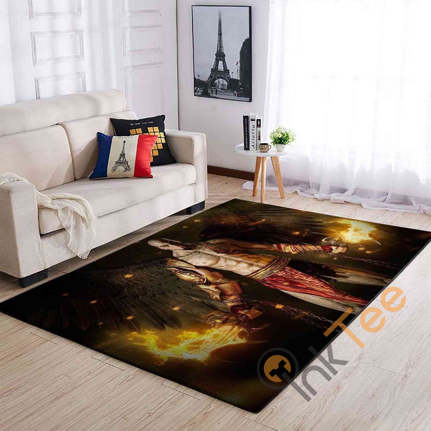 God Of War Area Rug - Unique Anime Apparel for Fans