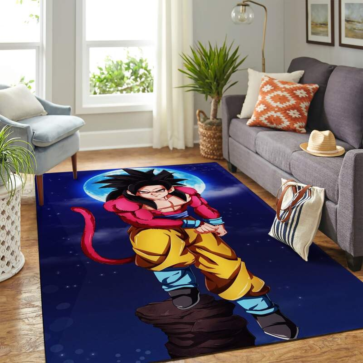 Goku Carpet Rug - Unique Anime Apparel for Fans