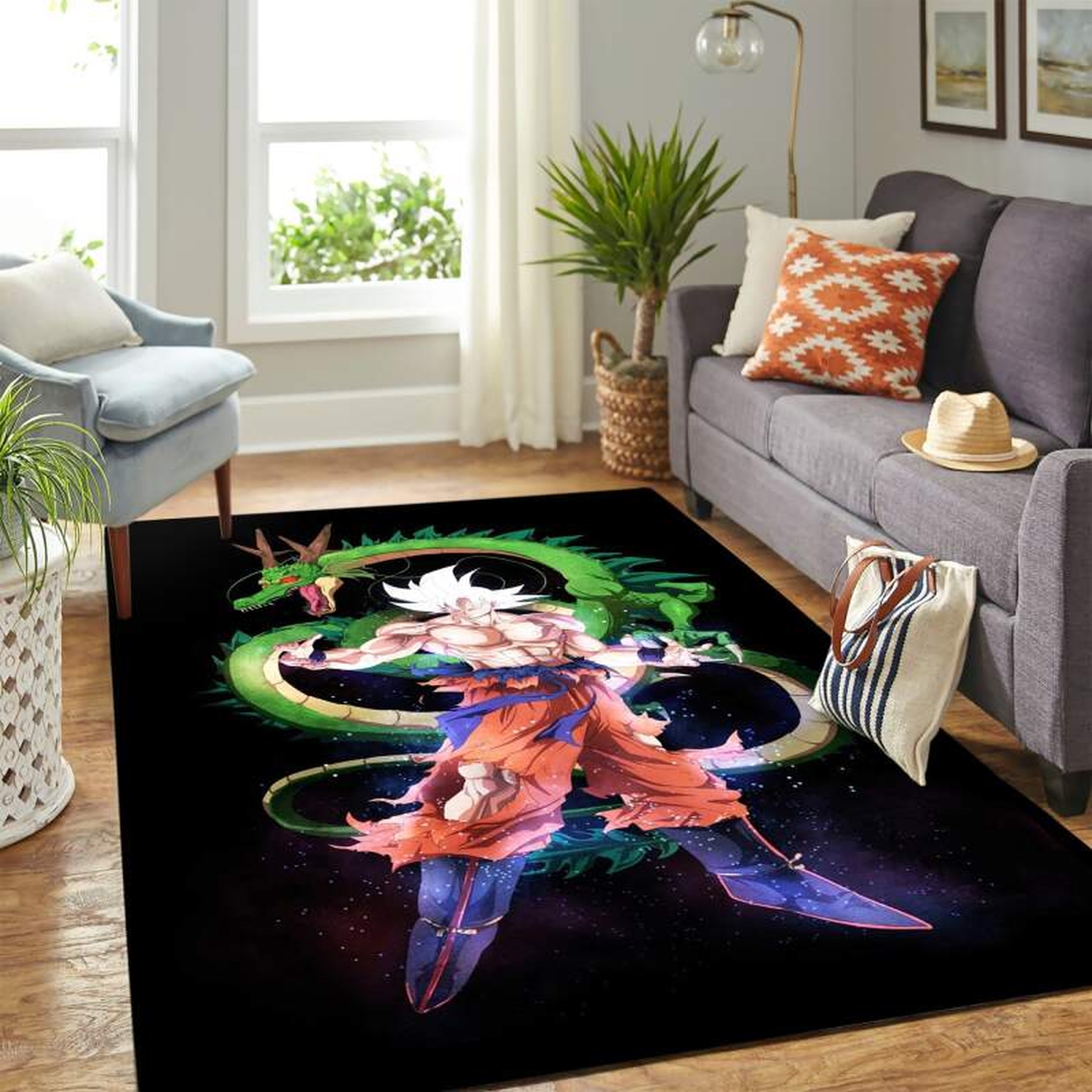 Goku Masterd Ultra Instinct Carpet Floor Area Rug - Unique Anime Apparel for Fans