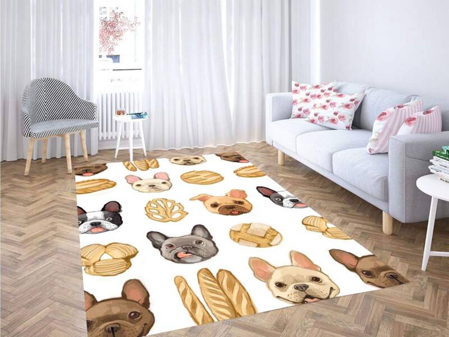 Good Stuff And Dog Carpet Rug - Unique Anime Apparel for Fans