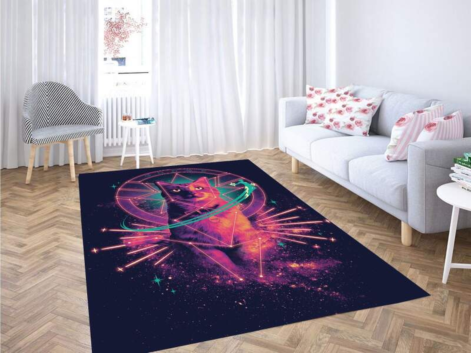 Goose Captain Marvel Carpet Rug - Unique Anime Apparel for Fans