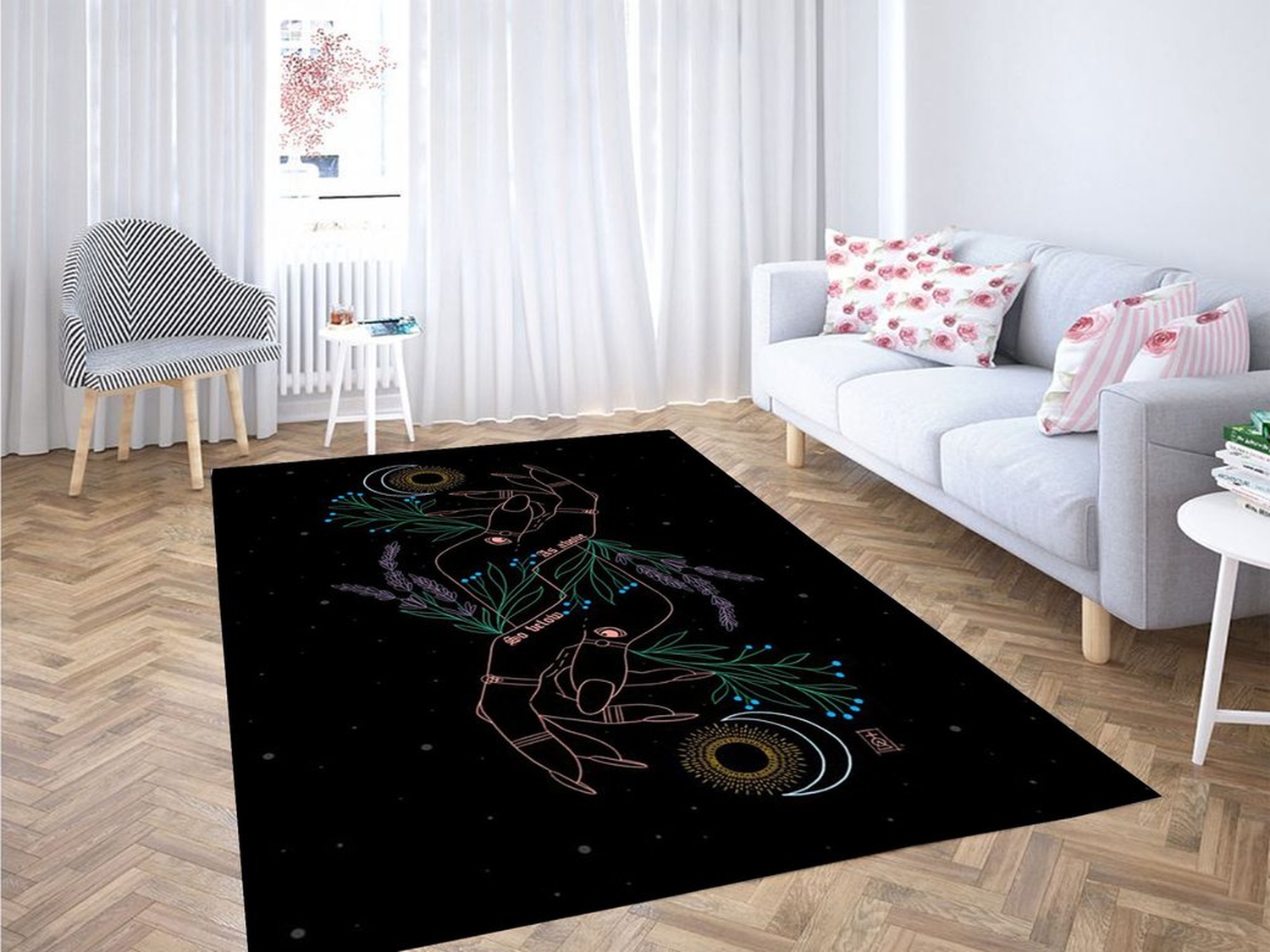 Gravity Wallpaper Living Room Modern Carpet Rug - Unique Anime Apparel for Fans