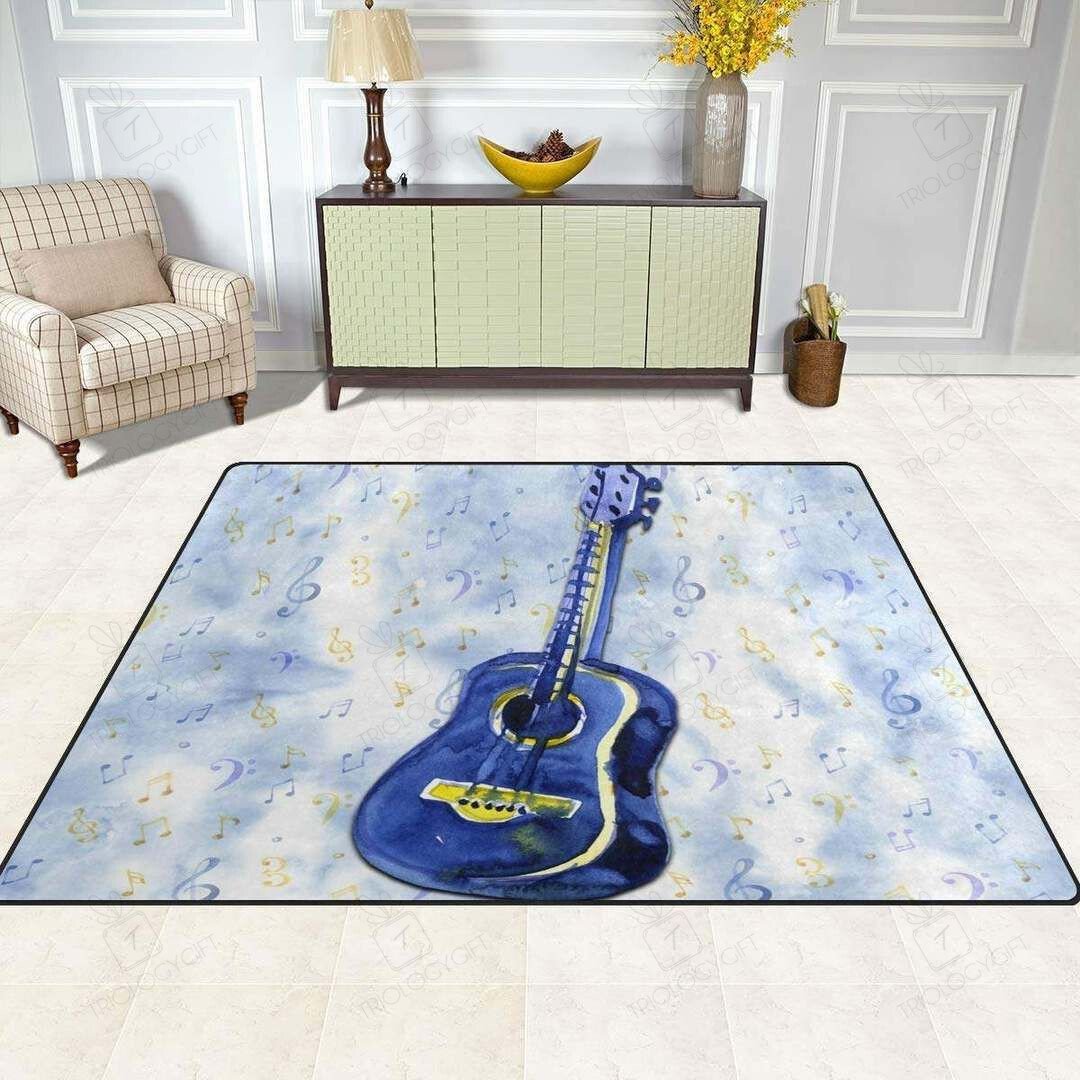Guitar Rectangle Rug Decor Area Rugs For Living Room Bedroom Kitchen Rugs Home Carpet Flooring TTG014923