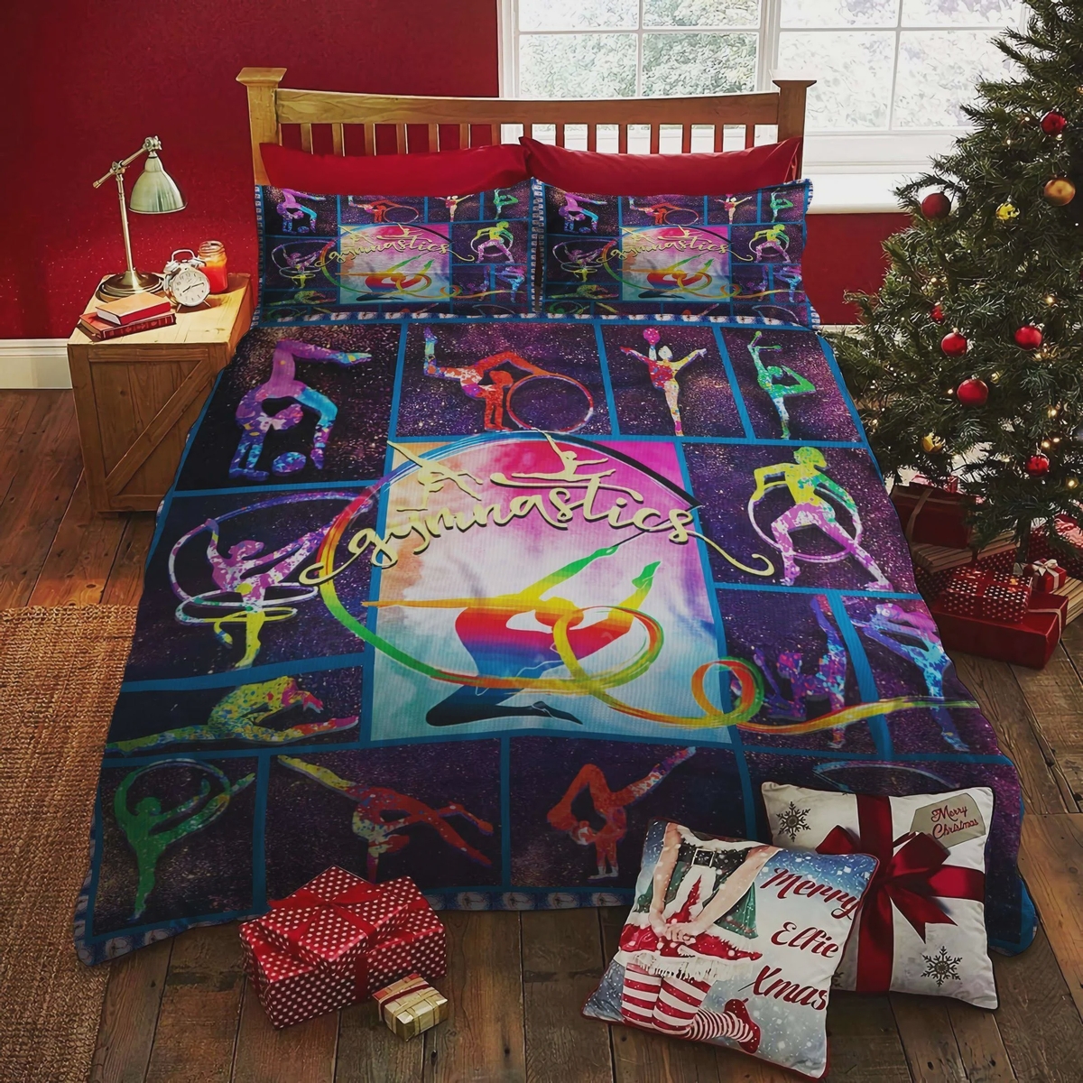 Gymnastics Bed Sheets Spread Duvet Cover Bedding Set - Unique Anime Apparel for Fans