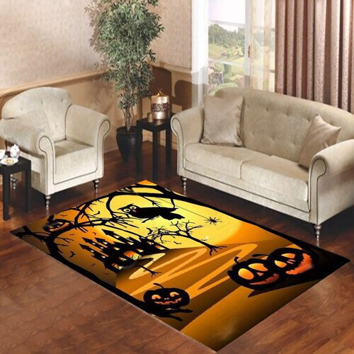 Halloween Owls 2 Rectangle Rug Decor Area Rugs For Living Room Bedroom Kitchen Rugs Home Carpet Flooring TTG015168