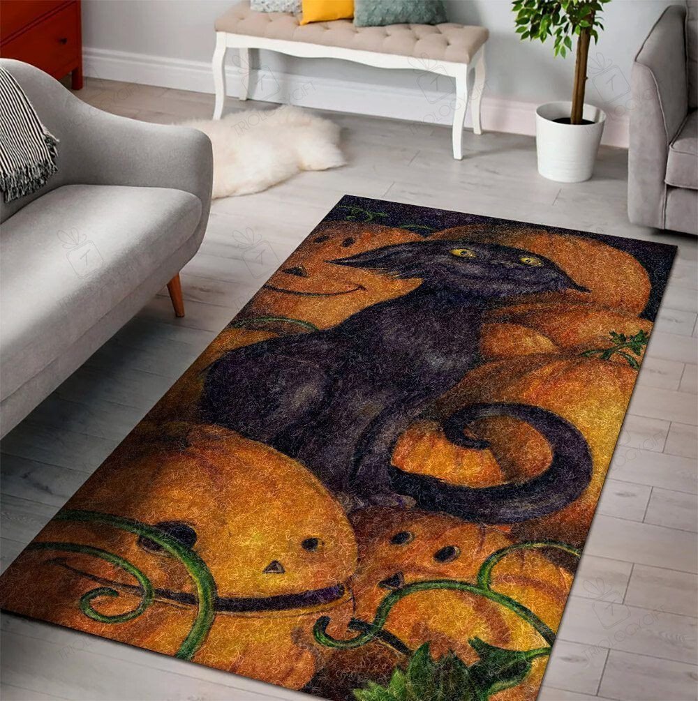 Halloween Rectangle Rug Decor Area Rugs For Living Room Bedroom Kitchen Rugs Home Carpet Flooring TTG015251