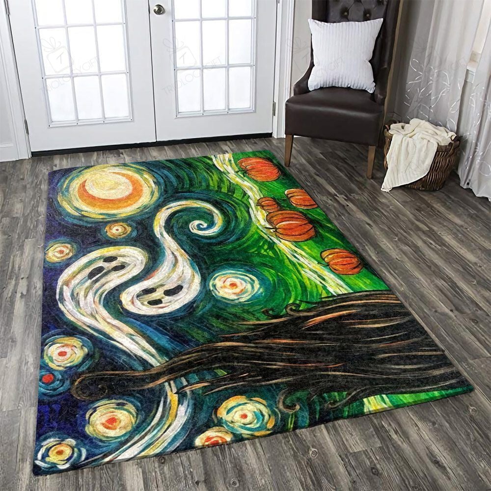 Halloween Rectangle Rug Decor Area Rugs For Living Room Bedroom Kitchen Rugs Home Carpet Flooring TTG015309