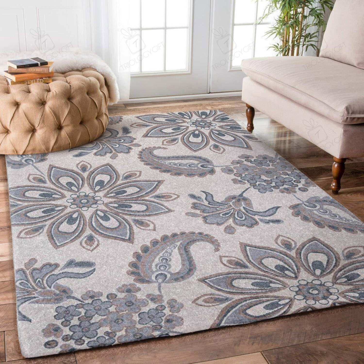 Hampton Rectangle Rug Decor Area Rugs For Living Room Bedroom Kitchen Rugs Home Carpet Flooring TTG015357