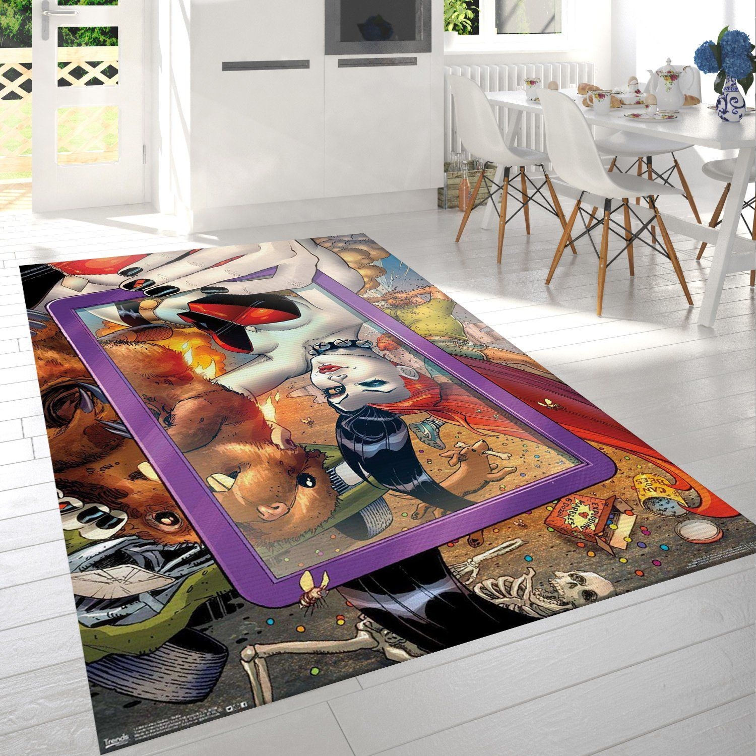 Harley Quinn Selfie Rug - Unique Anime Apparel for Fans