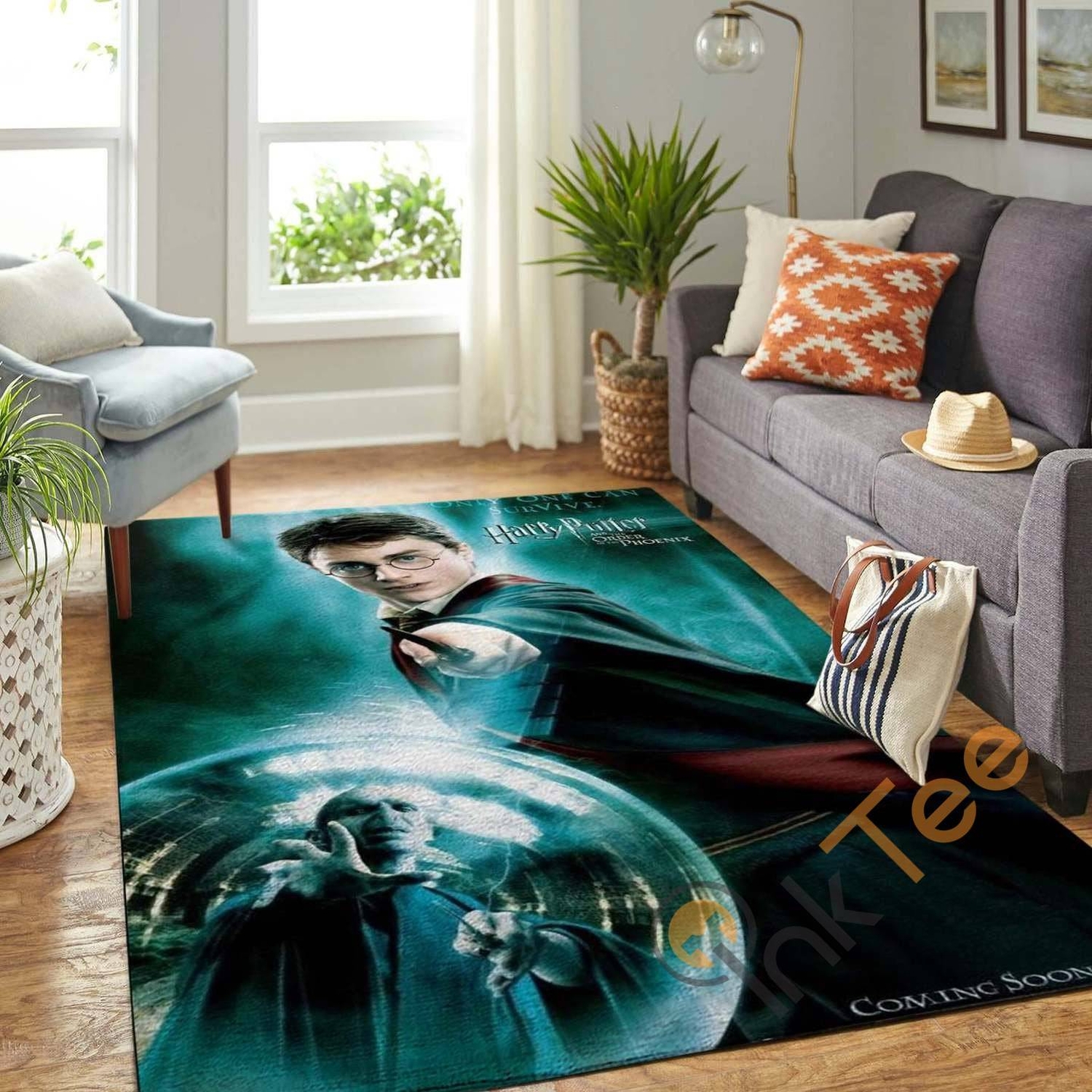 Harry Potter And Order Of The Phoenix Carpet Living Room Floor Decor Gift For Potter's Fan Rug - Unique Anime Apparel for Fans