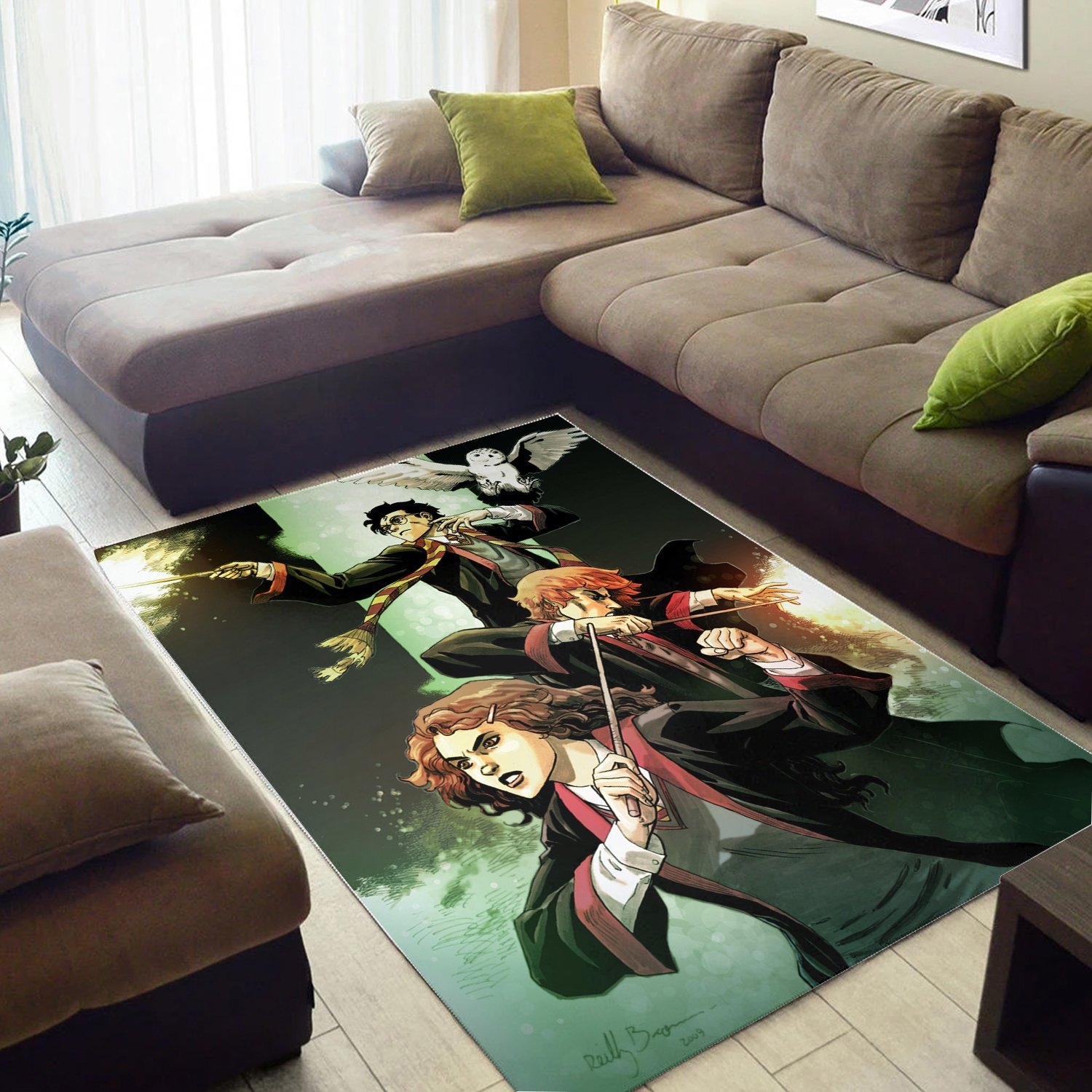 Harry Potter And Ron Weasley Rug - Unique Anime Apparel for Fans