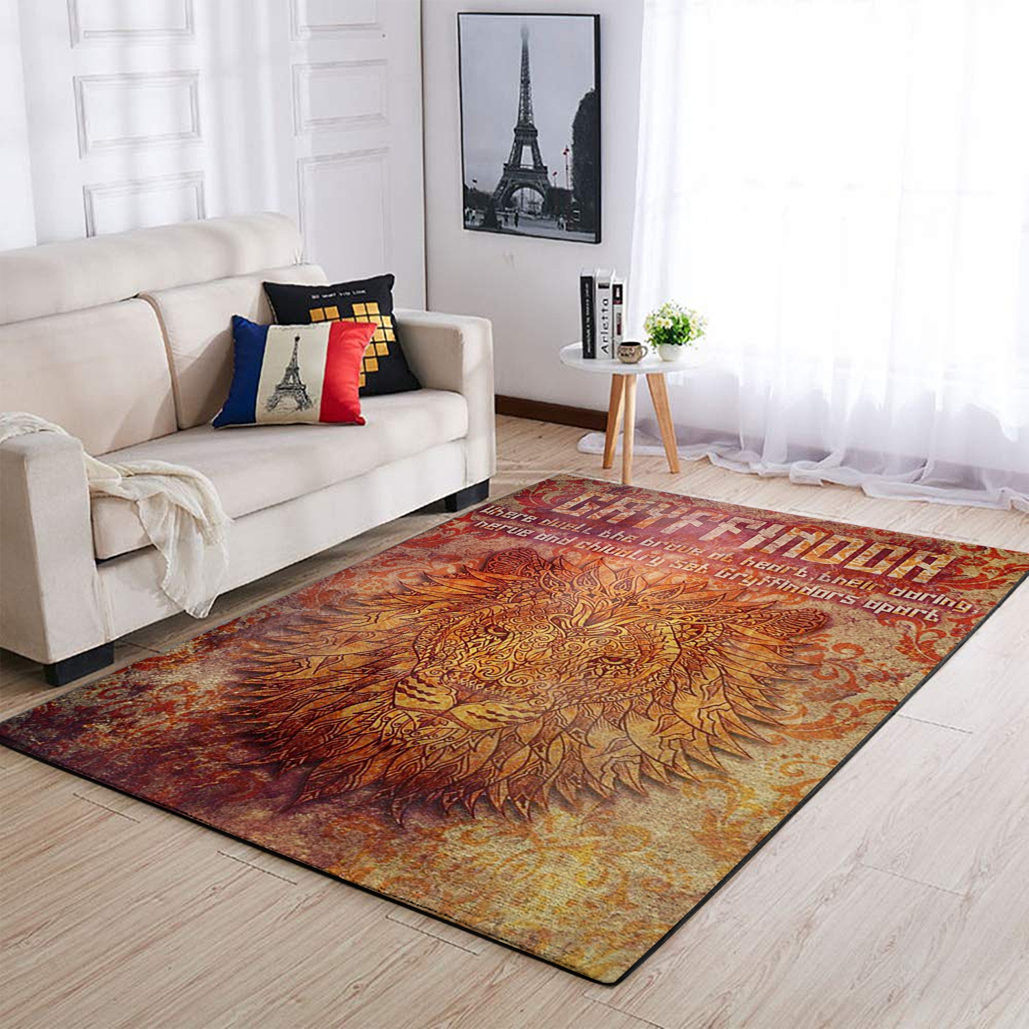 Harry Potter Grayfindor Map Area Rug - Unique Anime Apparel for Fans