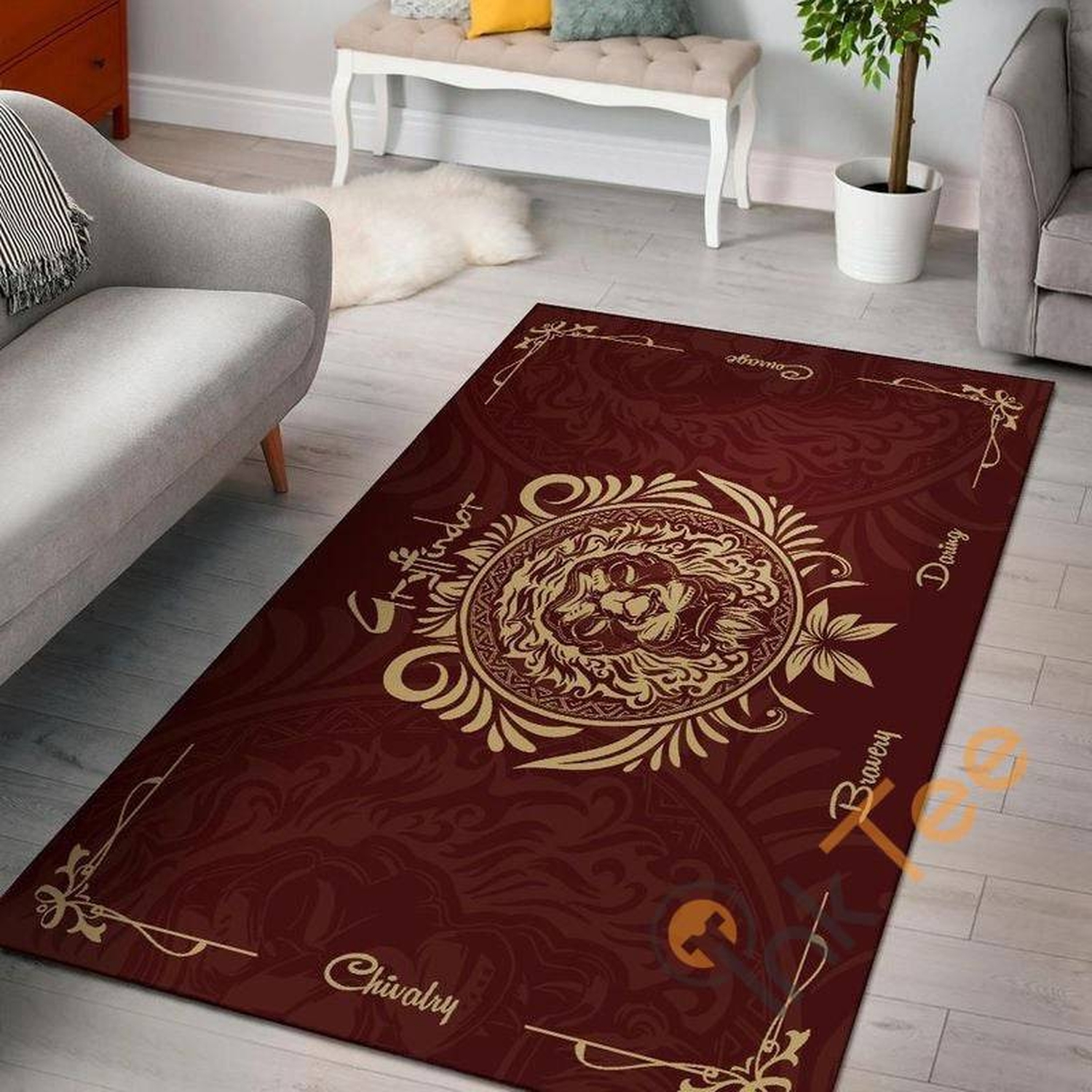 Harry Potter Gryffindor Dimension Living Room Carpet Beautiful Gift For Fan Rug - Unique Anime Apparel for Fans