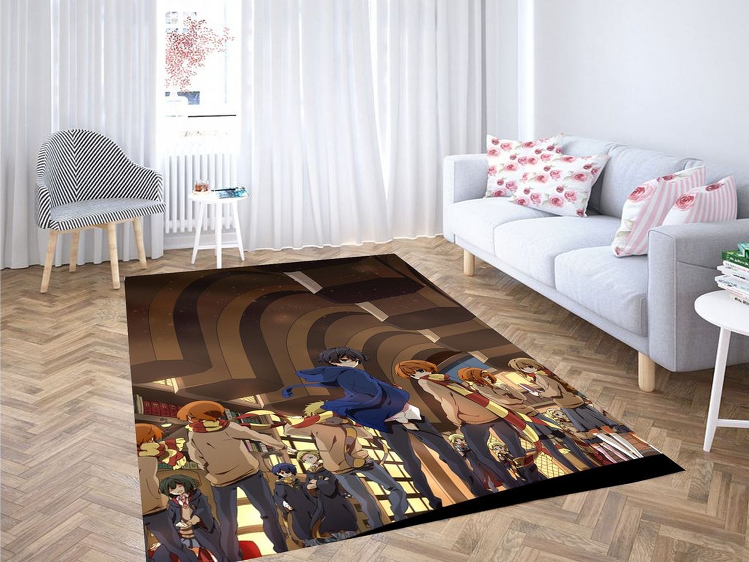 Harry Potter Japan Style Living Room Modern Carpet Rug - Unique Anime Apparel for Fans