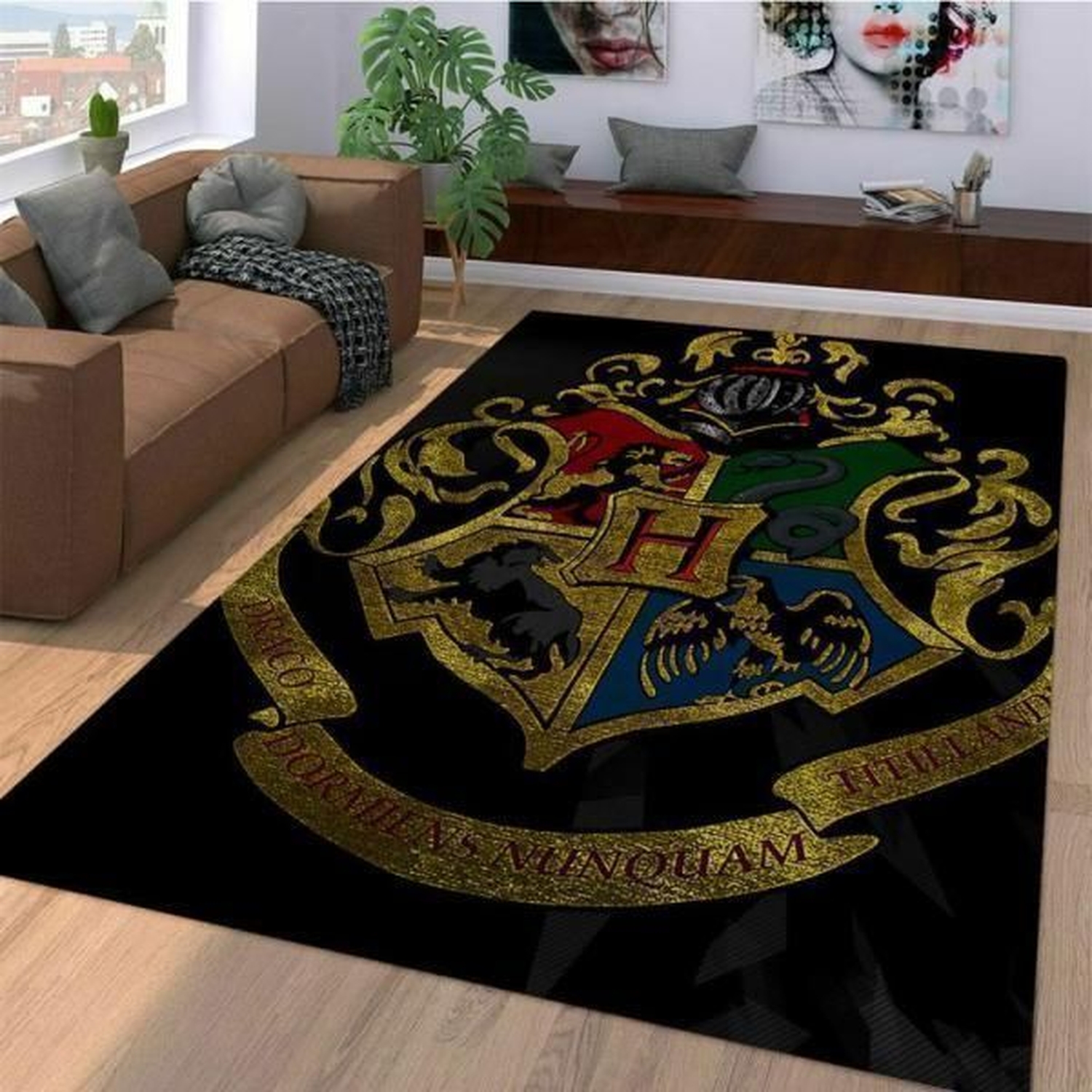 Harry Potter Living Room Area Rug - Unique Anime Apparel for Fans