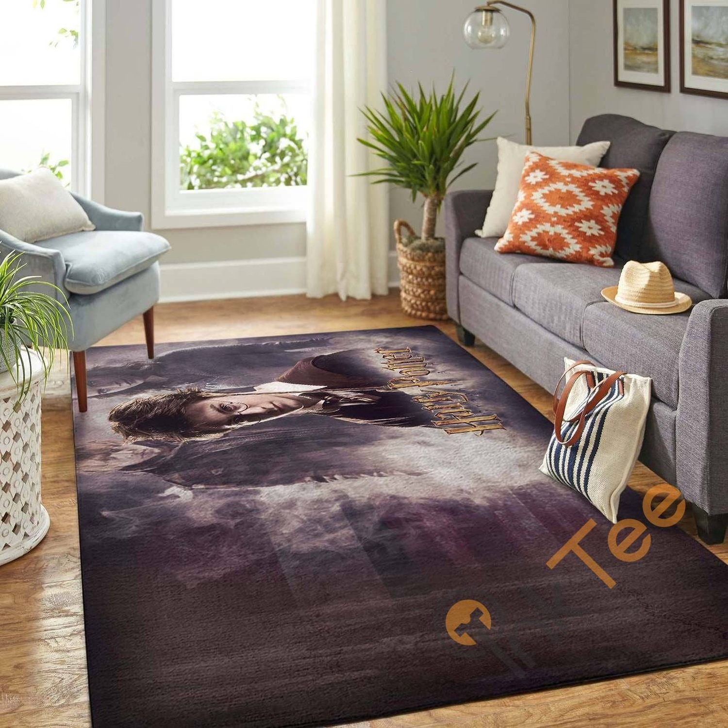 Harry Potter Living Room Carpet Floor Decor Beautiful Gift For Potter's Fan Hogwart Rug - Unique Anime Apparel for Fans