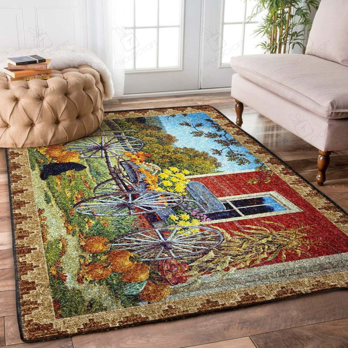 Harvest Rectangle Rug Decor Area Rugs For Living Room Bedroom Kitchen Rugs Home Carpet Flooring TTG015545