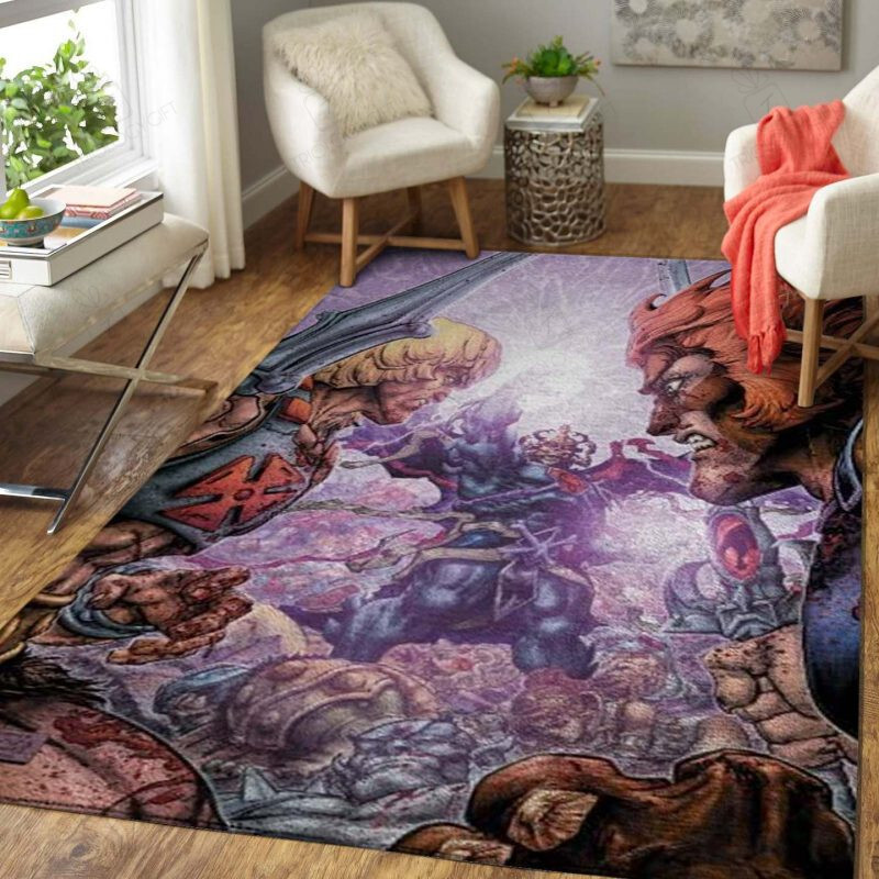 He Man Cartoon Movie 2 Rectangle Rug Decor Area Rugs For Living Room Bedroom Kitchen Rugs Home Carpet Flooring TTG015566