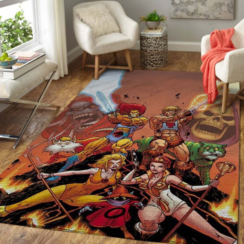 He Man Thundercat Cartoon Movie Rectangle Rug Decor Area Rugs For Living Room Bedroom Kitchen Rugs Home Carpet Flooring TTG015567