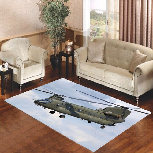 Helicopter Ch47 Chinook Rectangle Rug Decor Area Rugs For Living Room Bedroom Kitchen Rugs Home Carpet Flooring TTG015599