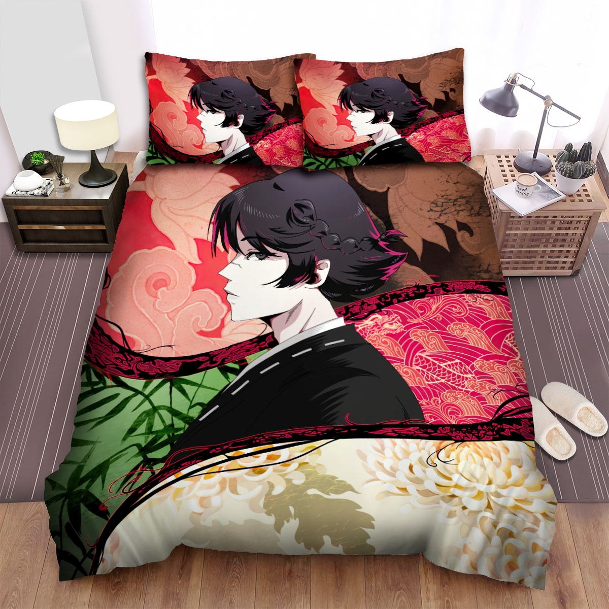 Hell's Paradise Jigokuraku Aza Toma Bed Sheets Spread Duvet Cover Bedding Set - Unique Anime Apparel for Fans
