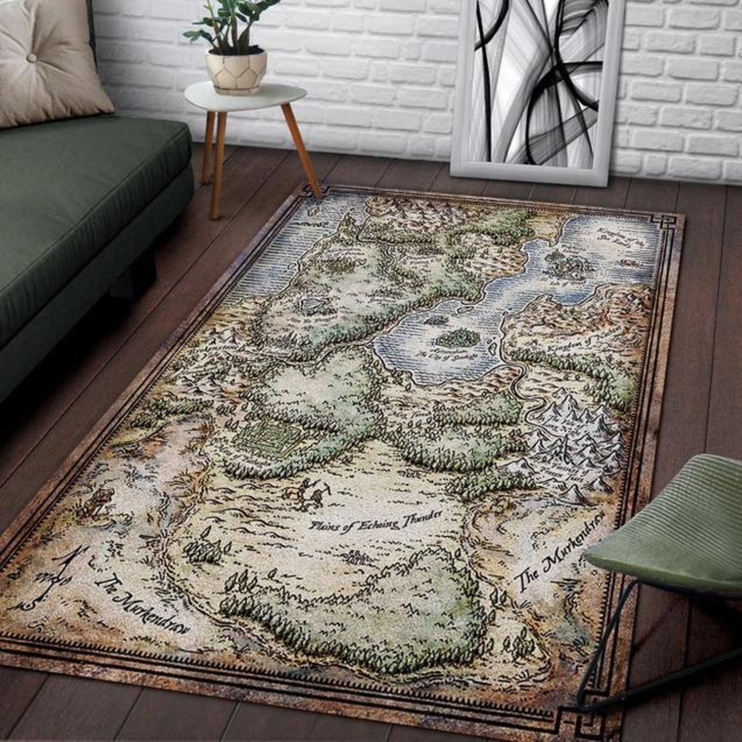 Heroes Of The Feywild Area Rug - Unique Anime Apparel for Fans