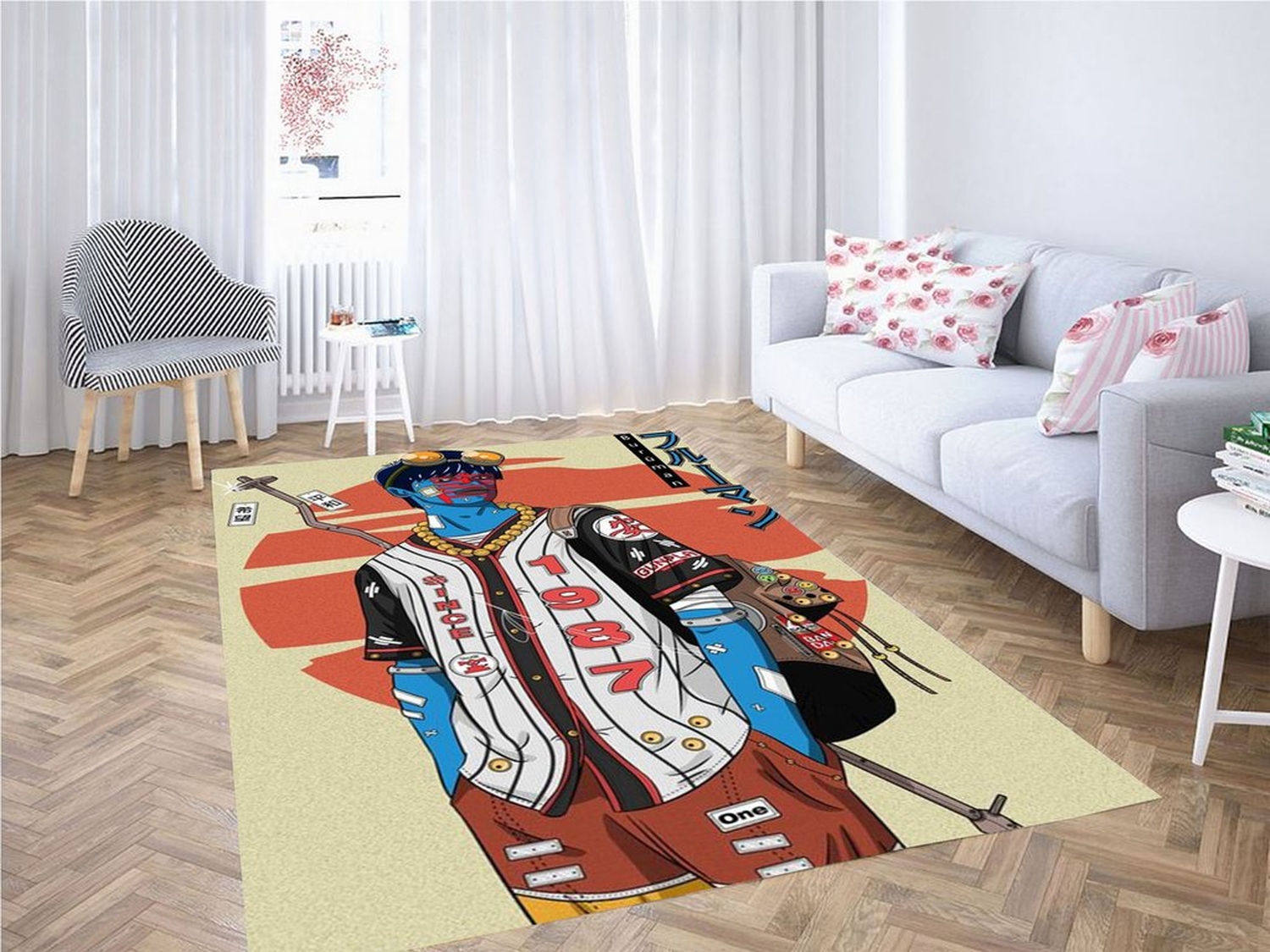 Hip Hop Ib Lobato Living Room Modern Carpet Rug - Unique Anime Apparel for Fans