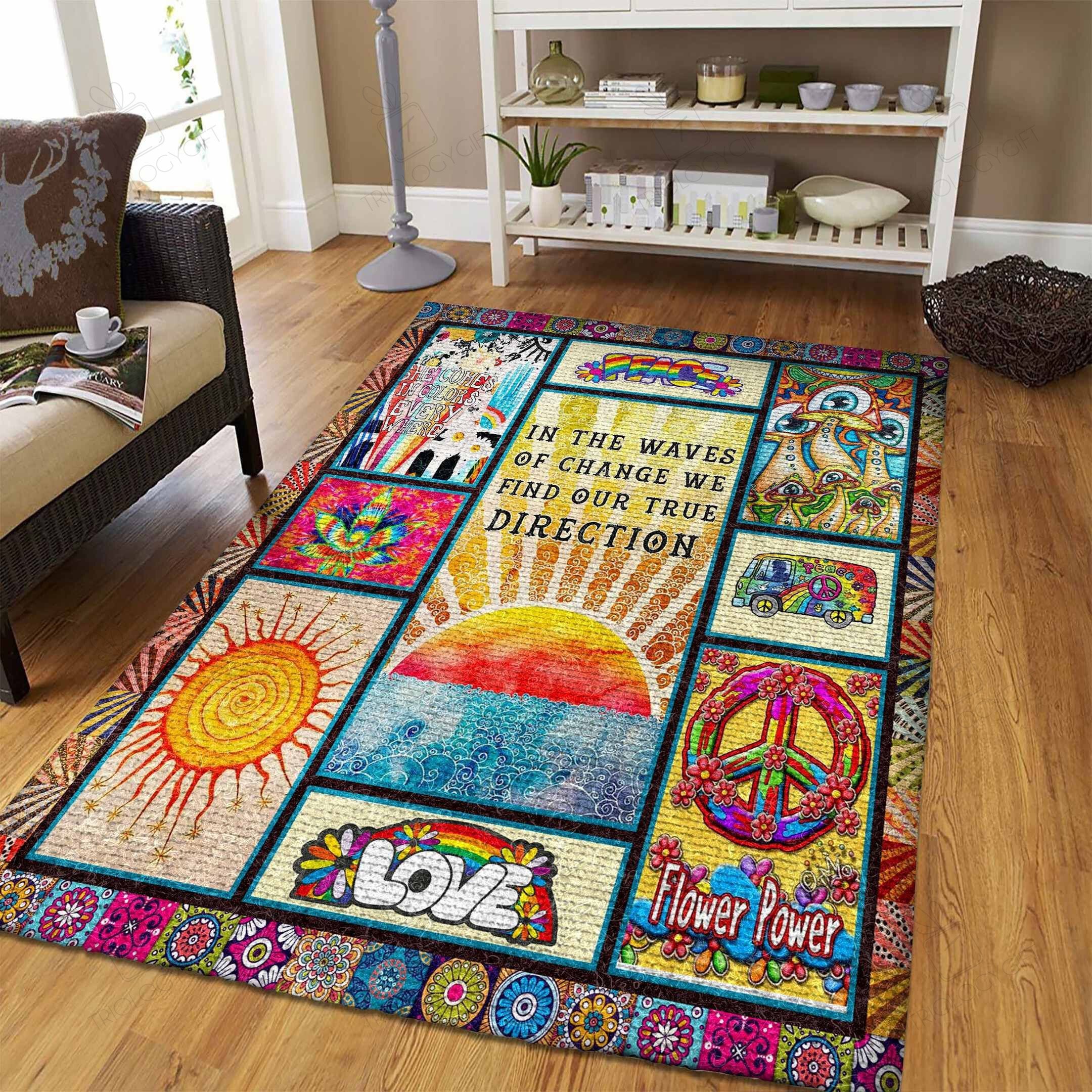 Hippie Rectangle Rug Decor Area Rugs For Living Room Bedroom Kitchen Rugs Home Carpet Flooring TTG015696