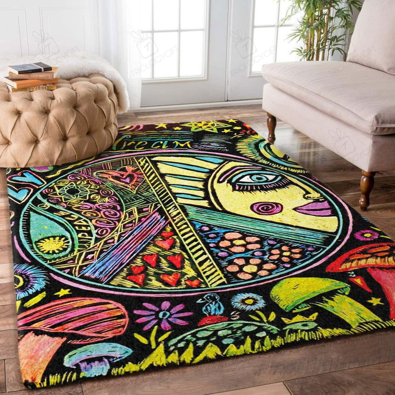 Hippie Rectangle Rug Decor Area Rugs For Living Room Bedroom Kitchen Rugs Home Carpet Flooring TTG015697