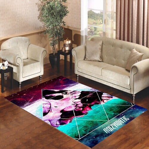 Hipster Triangel Skull Rectangle Rug Decor Area Rugs For Living Room Bedroom Kitchen Rugs Home Carpet Flooring TTG015741