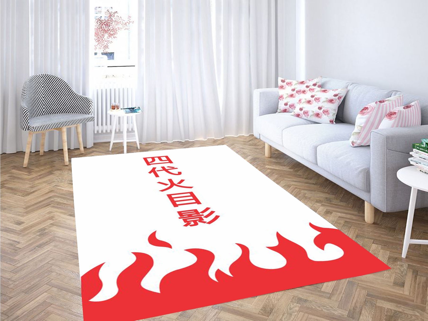 Hokage In Japanese Carpet Rug - Unique Anime Apparel for Fans