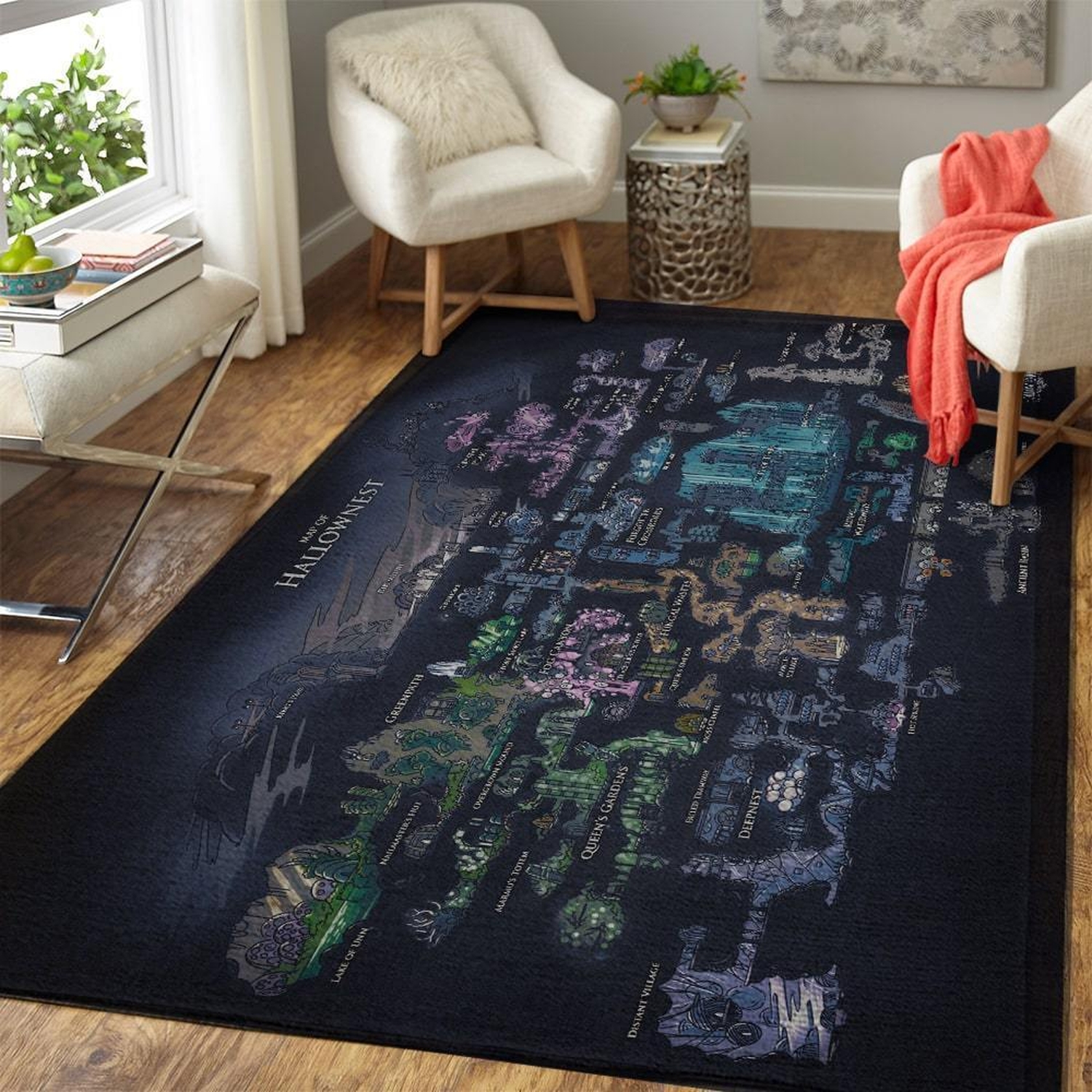Hollow Knight Area Rug - Unique Anime Apparel for Fans