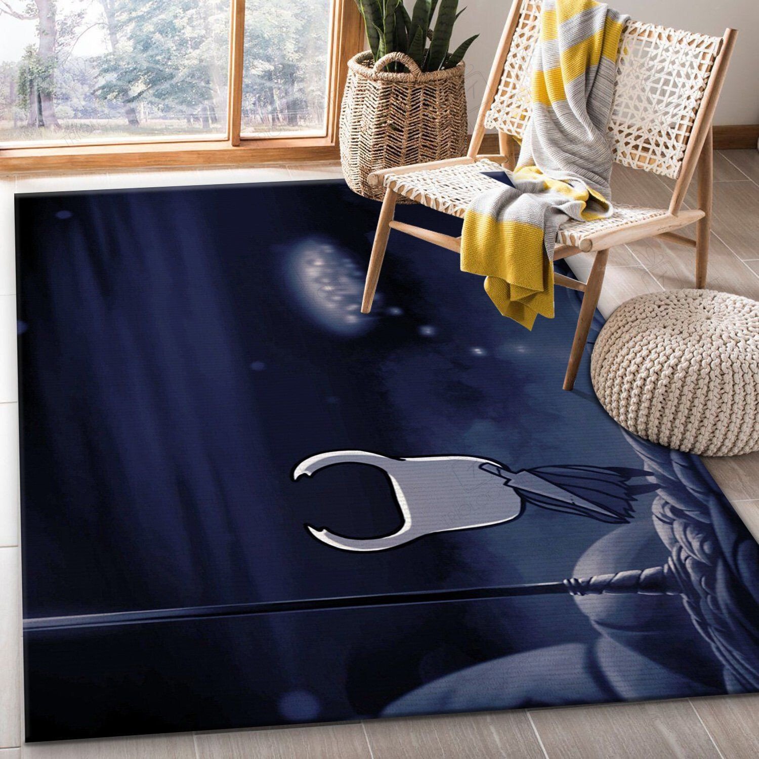 Hollow Knight Ver22 Gaming Rectangle Rug Decor Area Rugs For Living Room Bedroom Kitchen Rugs Home Carpet Flooring TTG015813