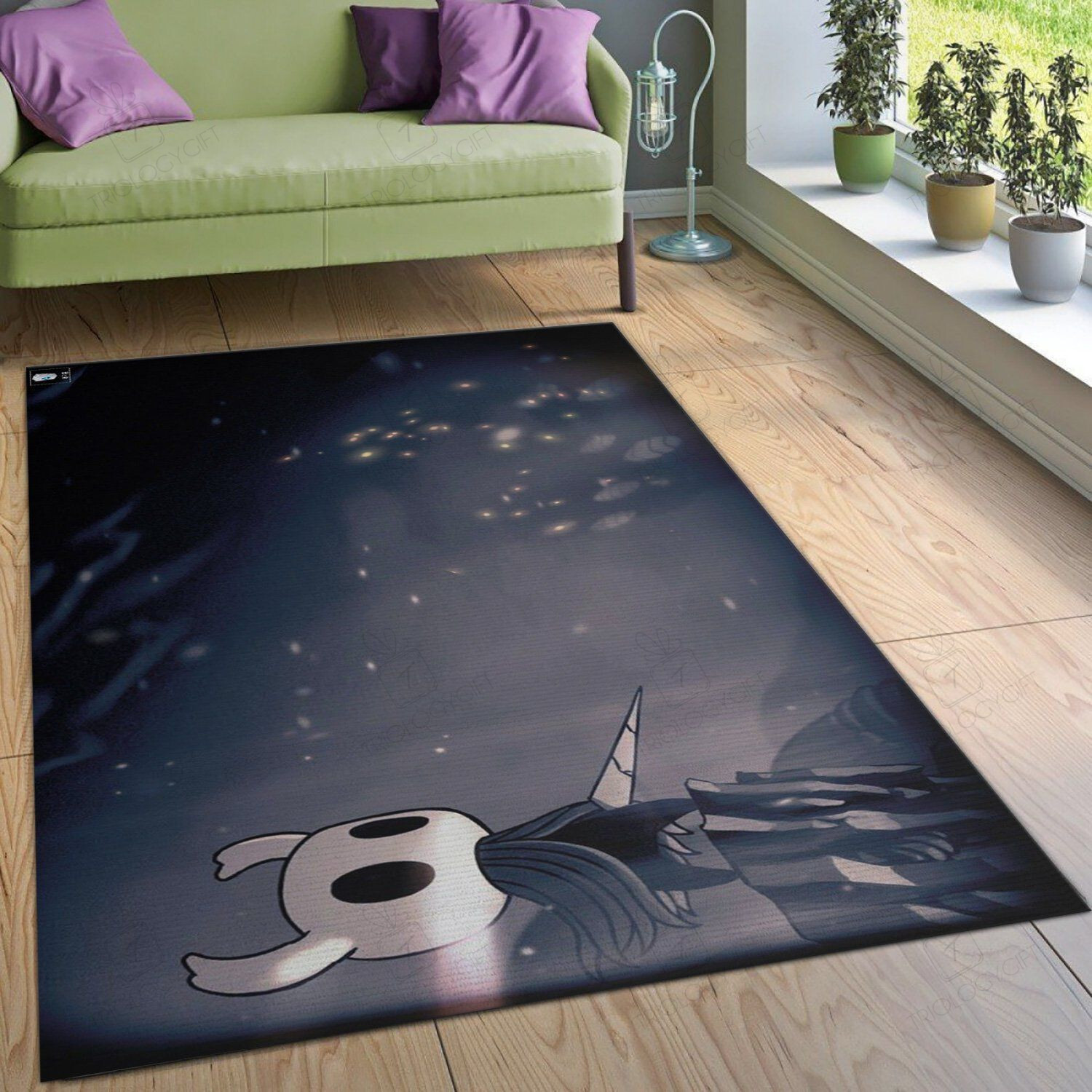 Hollow Knight Ver5 Gaming Rectangle Rug Decor Area Rugs For Living Room Bedroom Kitchen Rugs Home Carpet Flooring TTG015822