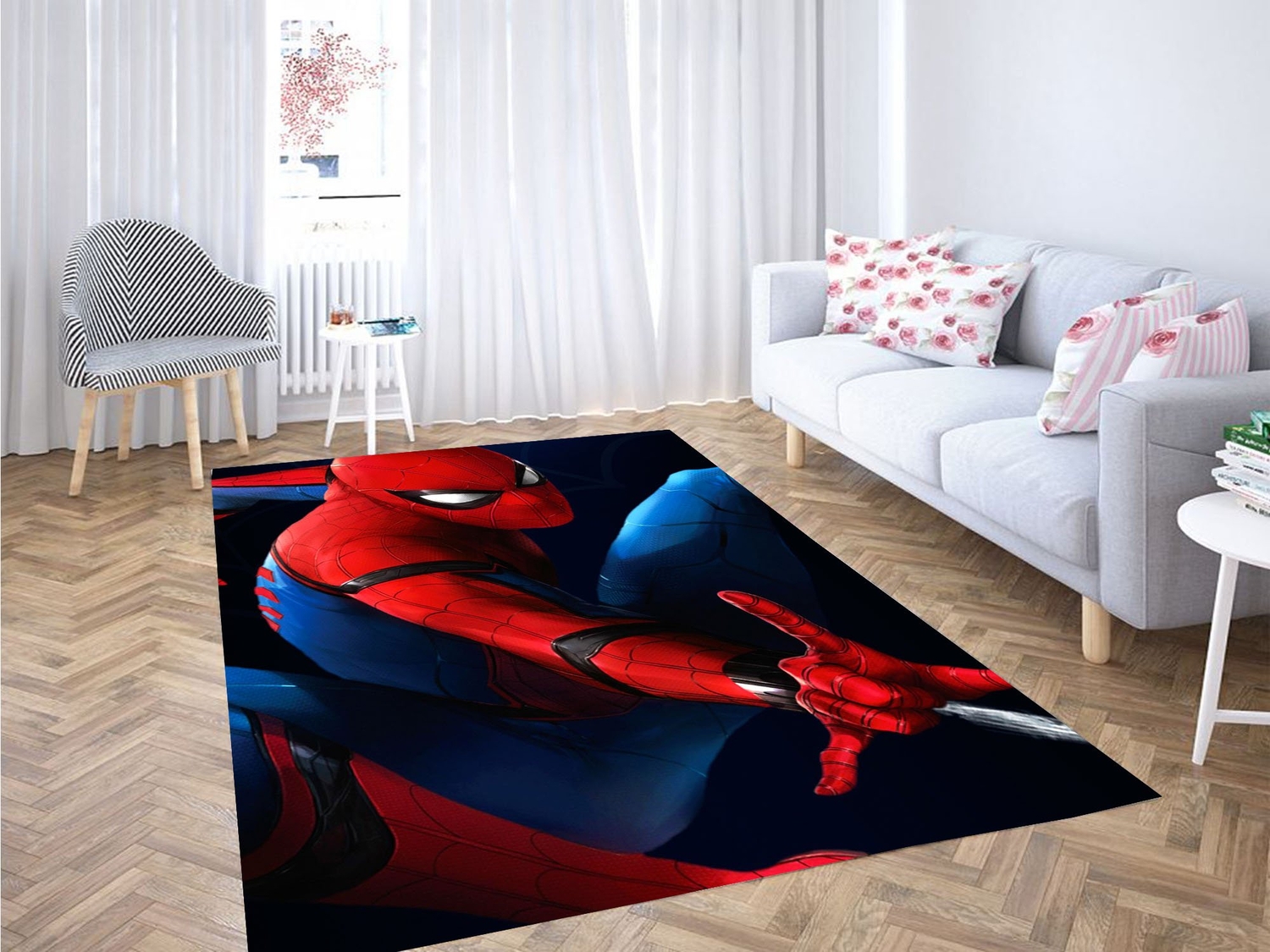 Home Coming Spiderman Carpet Rug - Unique Anime Apparel for Fans