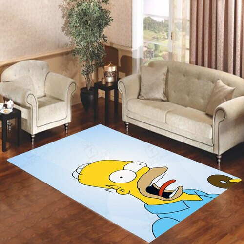 Homer Simpson Rectangle Rug Decor Area Rugs For Living Room Bedroom Kitchen Rugs Home Carpet Flooring TTG015844