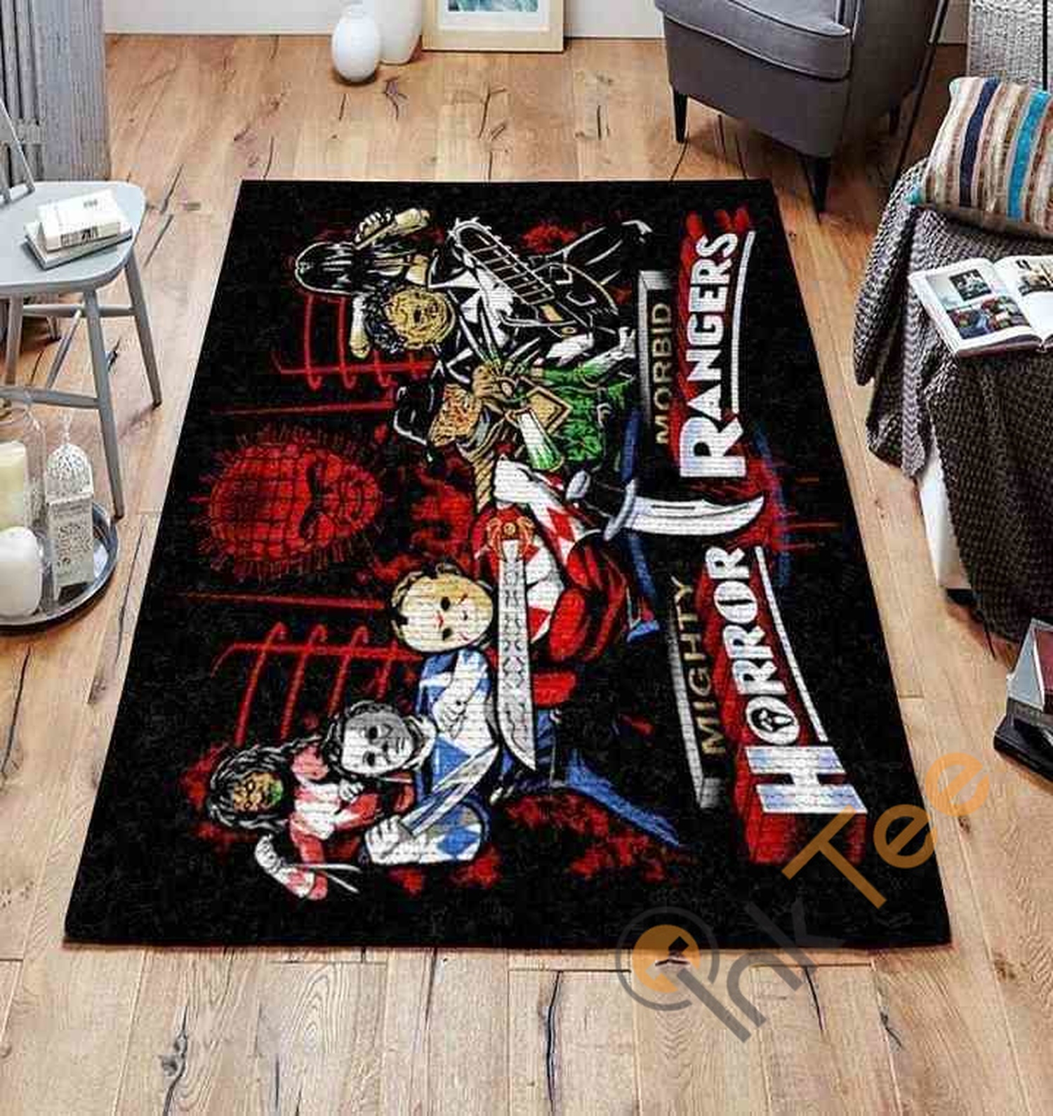 Horror Rangers Area Rug - Unique Anime Apparel for Fans