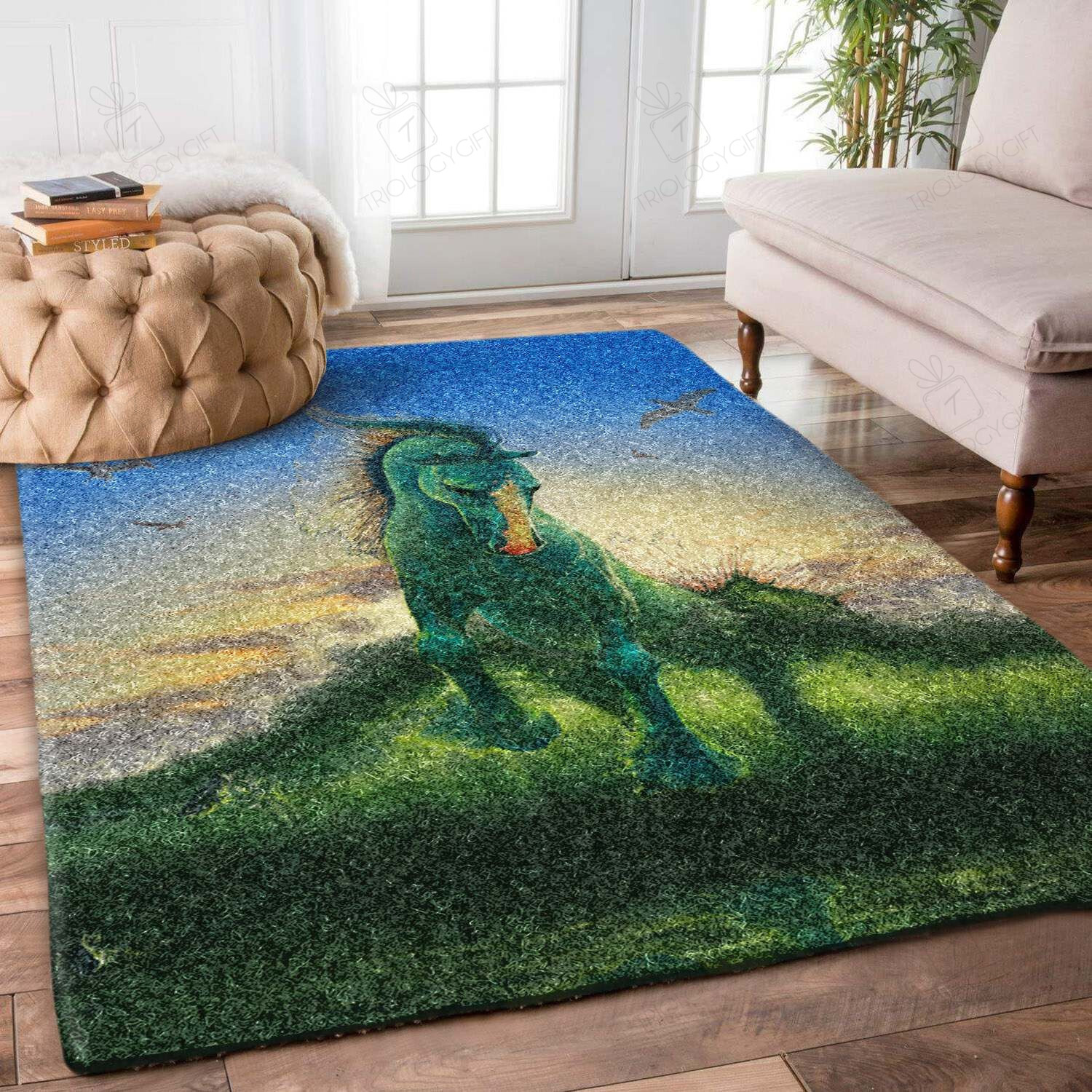 HoTTGe Rectangle Rug Decor Area Rugs For Living Room Bedroom Kitchen Rugs Home Carpet Flooring TTG015998