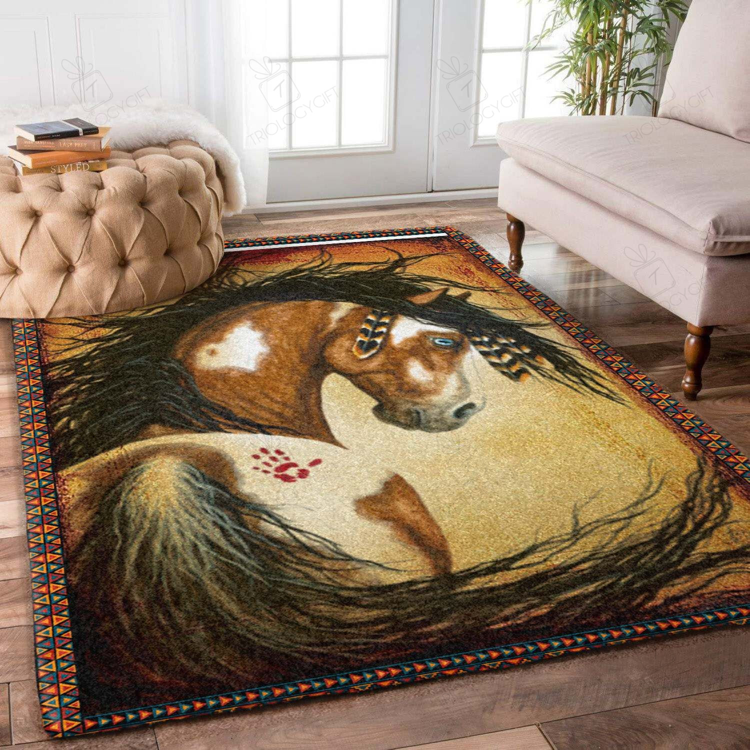 HoTTGe Rectangle Rug Decor Area Rugs For Living Room Bedroom Kitchen Rugs Home Carpet Flooring TTG015999