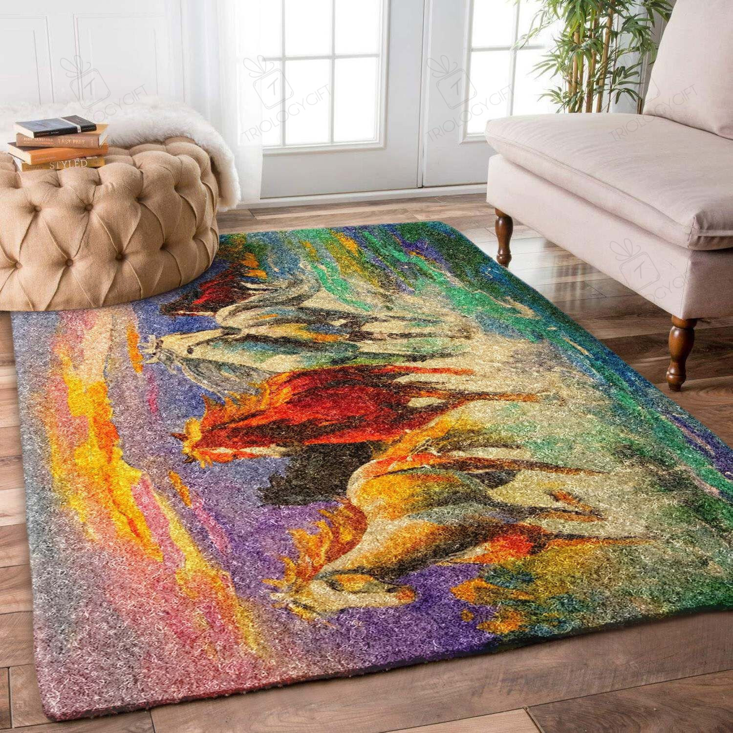 HoTTGe Rectangle Rug Decor Area Rugs For Living Room Bedroom Kitchen Rugs Home Carpet Flooring TTG016034