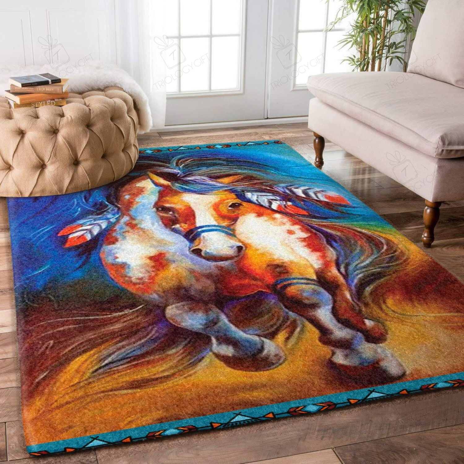 HoTTGe Rectangle Rug Decor Area Rugs For Living Room Bedroom Kitchen Rugs Home Carpet Flooring TTG016041