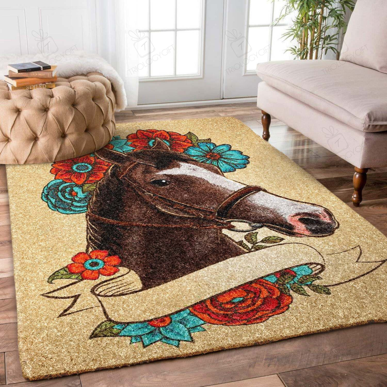 HoTTGe Rectangle Rug Decor Area Rugs For Living Room Bedroom Kitchen Rugs Home Carpet Flooring TTG016055