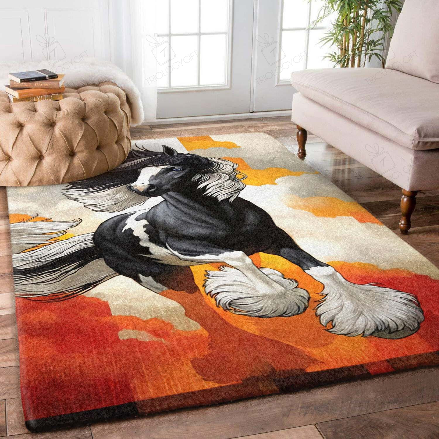 HoTTGe Rectangle Rug Decor Area Rugs For Living Room Bedroom Kitchen Rugs Home Carpet Flooring TTG016056