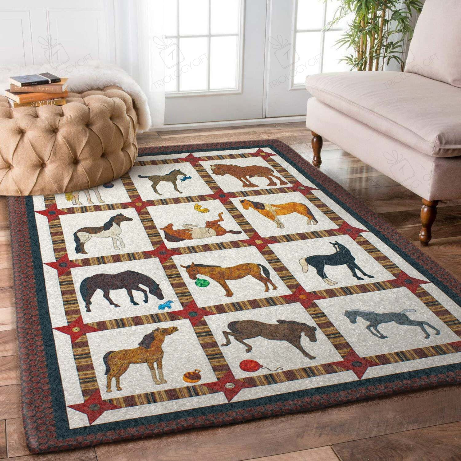 HoTTGe Rectangle Rug Decor Area Rugs For Living Room Bedroom Kitchen Rugs Home Carpet Flooring TTG016064