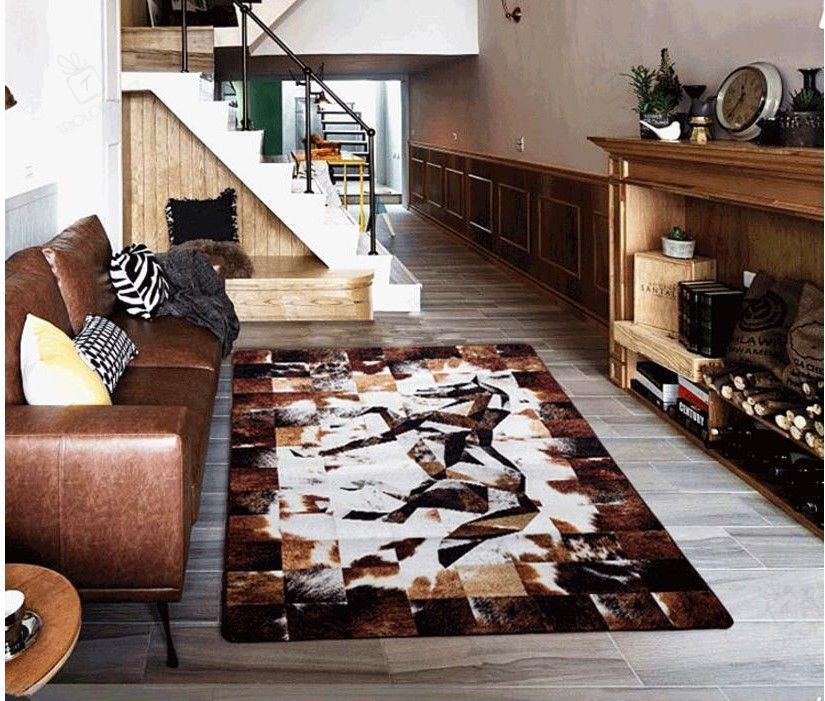 HoTTGe Rectangle Rug Decor Area Rugs For Living Room Bedroom Kitchen Rugs Home Carpet Flooring TTG016176